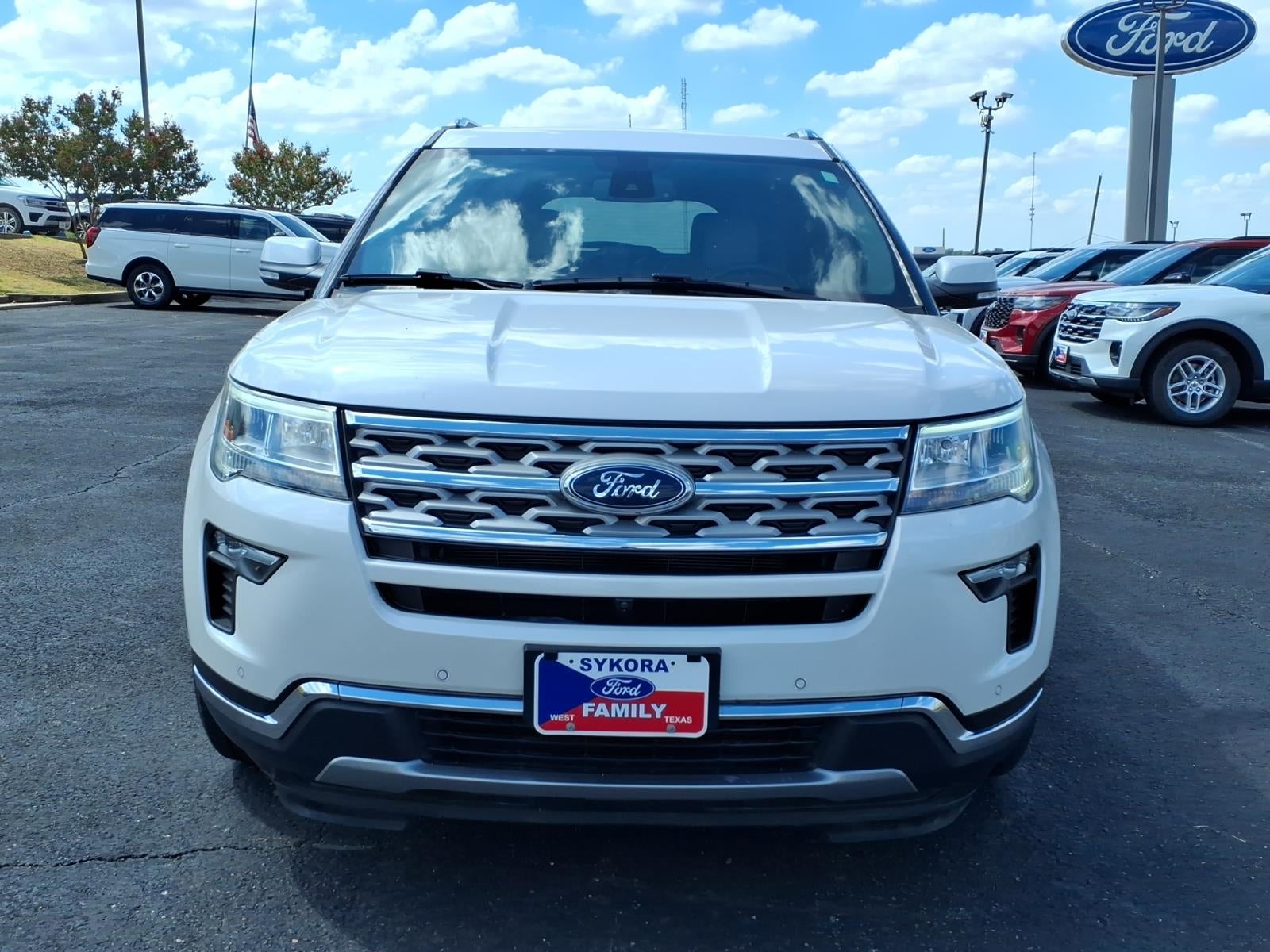 Used 2018 Ford Explorer Limited with VIN 1FM5K7F86JGC70036 for sale in West, TX