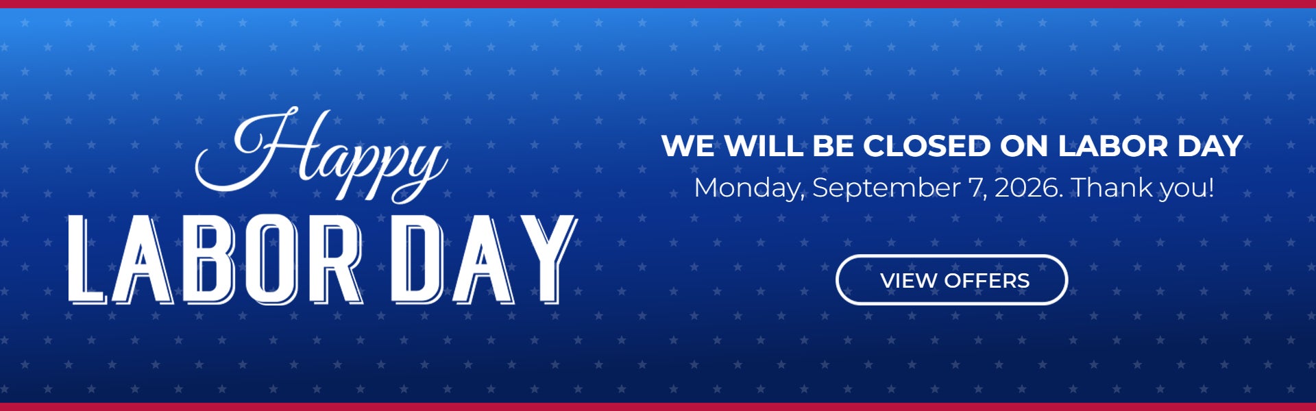 Closed Labor Day